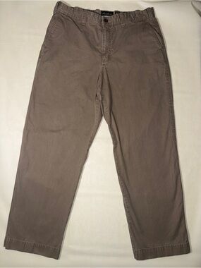 Eddie Bauer Men's Chino Pants in Taupe Brown